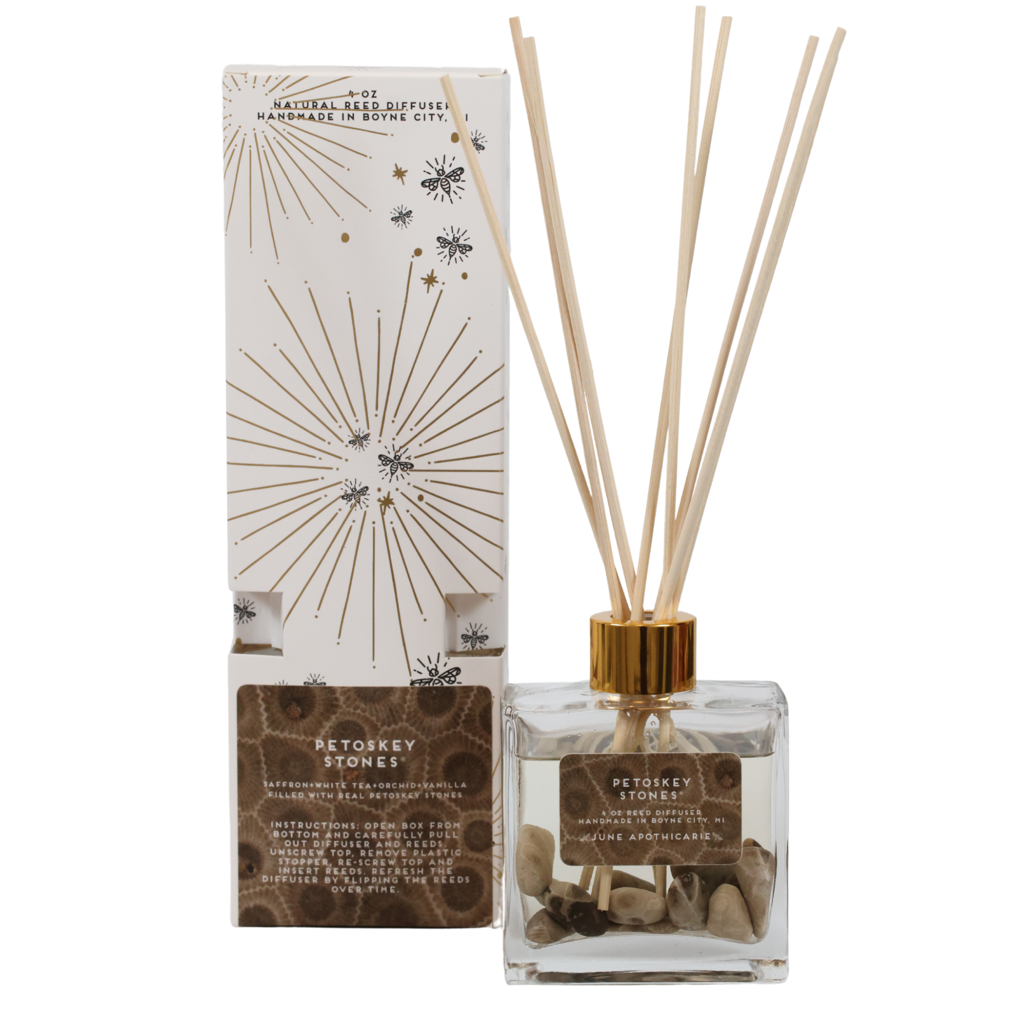 Petoskey Stones® 4 oz Reed Diffuser – June Apothicaire